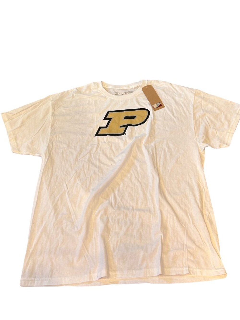 NWT Purdue Boilermakers The Victory Midsize Logo White T-Shirt